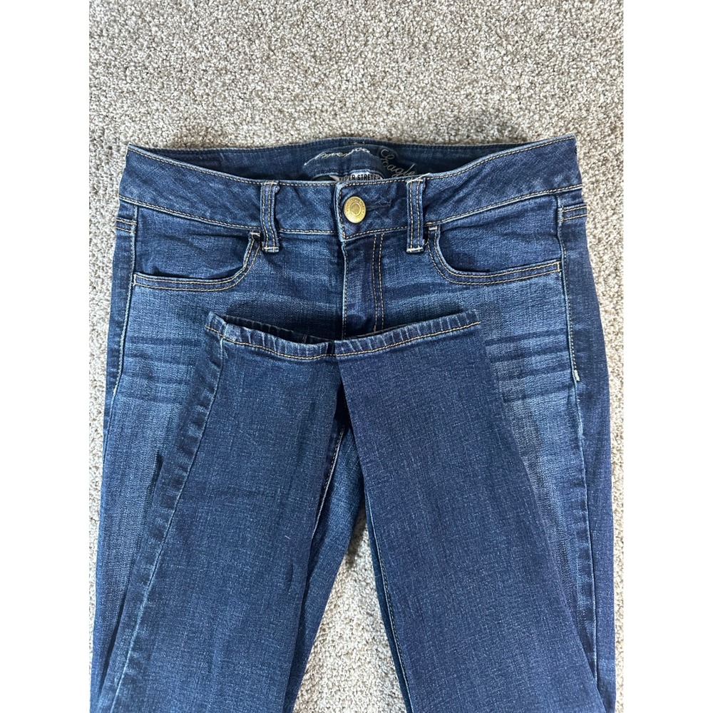 American Eagle Super Stretch Jegging Dark Wash Denim Jeans Size 6 Short